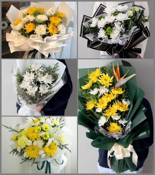 海南海口市琼山区三门坡镇白事花束代送